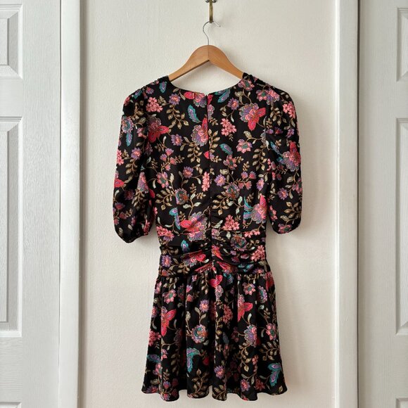 Misa Los Angeles Narcissa Floral Satin Mini Dress - Picture 11 of 13